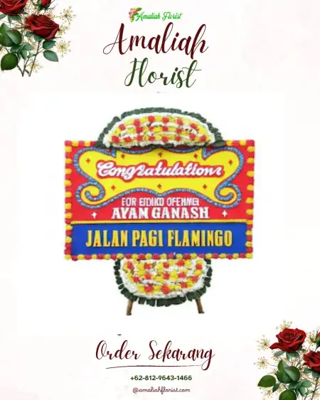 Sewa Papan Bunga Resepsi Pernikahan Bogor